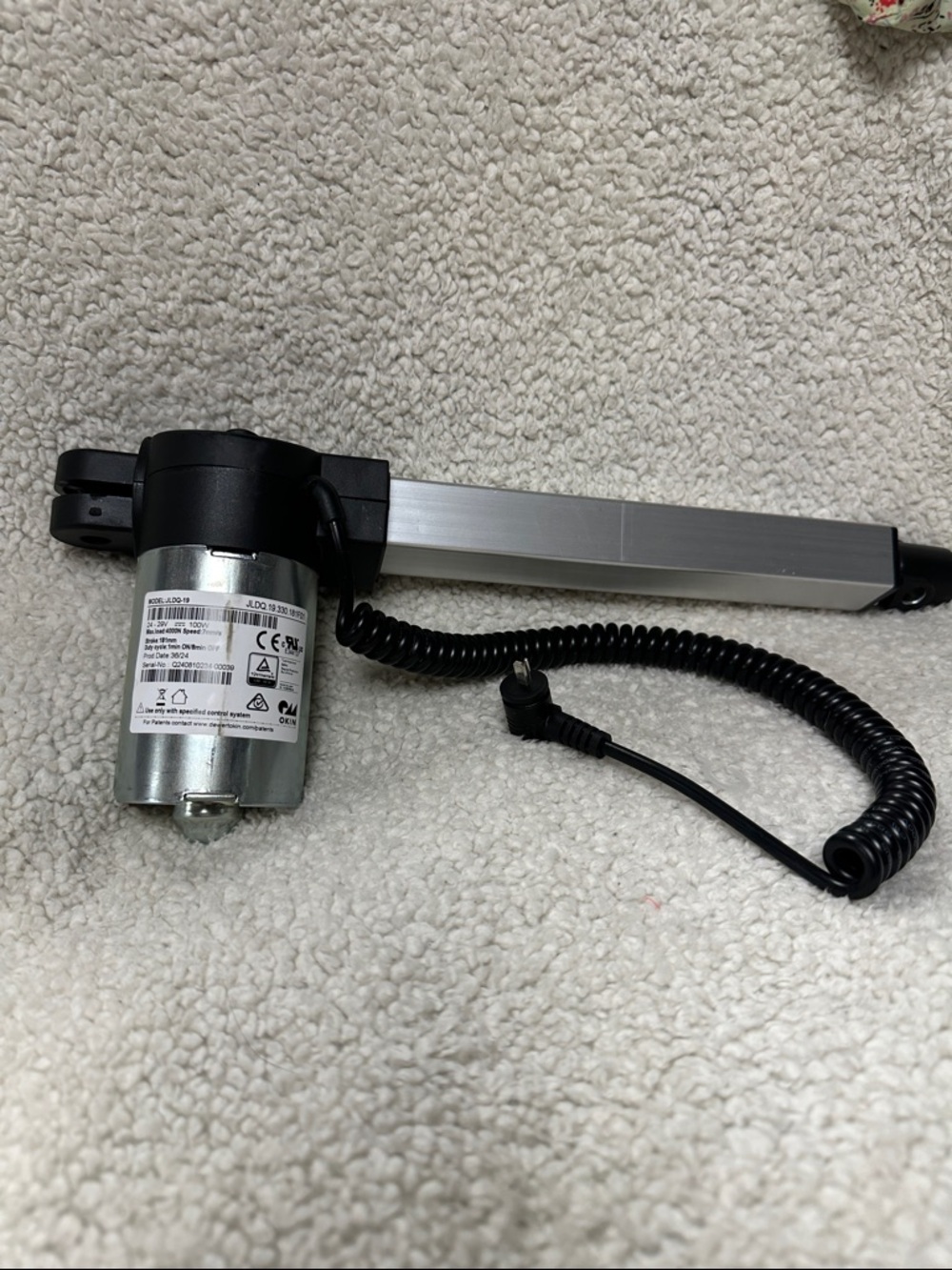 OKIN  Linear Actuator Motor - For Recliner/ Lift Chair Model JLDQ-19, NEW IN BOX